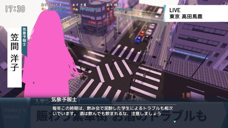 全果徘徊的女子大学生 操作界面 场景图 1